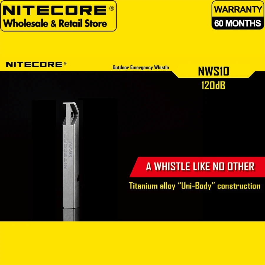 

NITECORE NWS10 Открытый аварийный свисток
