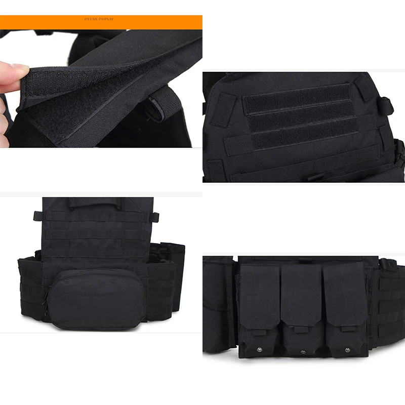 6094 Military Operations Army Combat Vest Nylon Bag Tactical Vest Bulletproof Clothing Hunting Board Carrier Air Gun Accessories