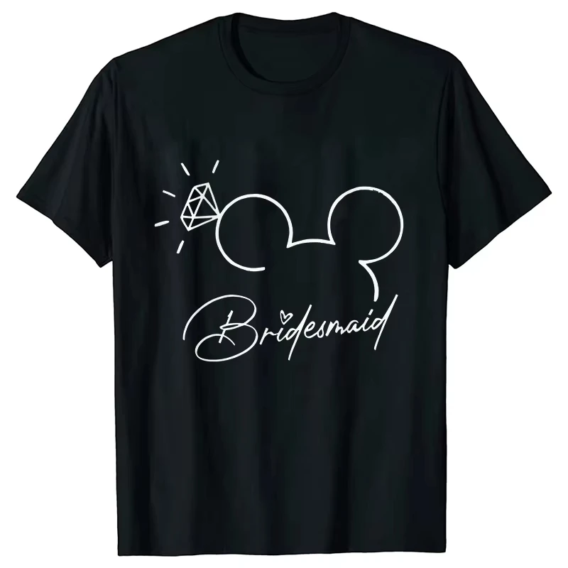 New Team Bride Tribe T-shirt Bridal Wedding Tops Bridal Wedding Femme EVJF Tees Single Farewell Bachelorette Hen Party T-Shirts