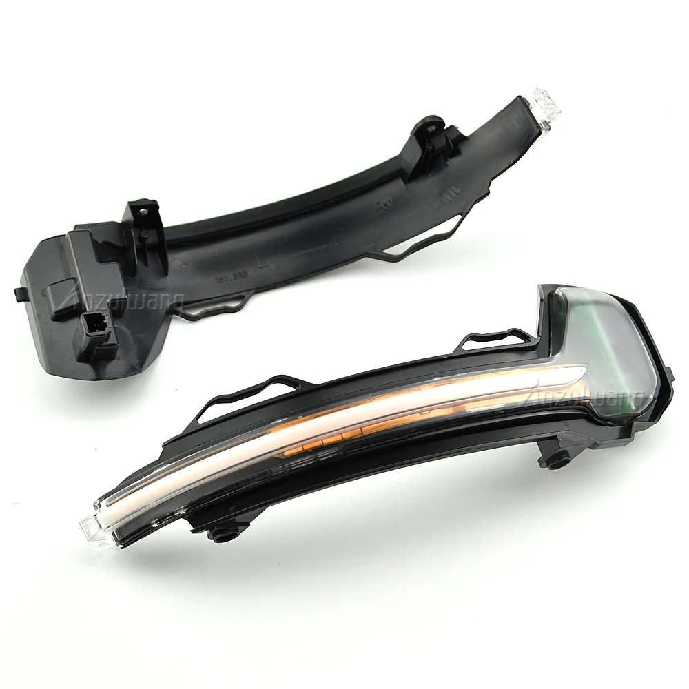 

Fit For VW Tiguan MK2 2017-2019 2X LED Dynamic Turn Signal Light Side Rearview Mirror Indicator Sequential