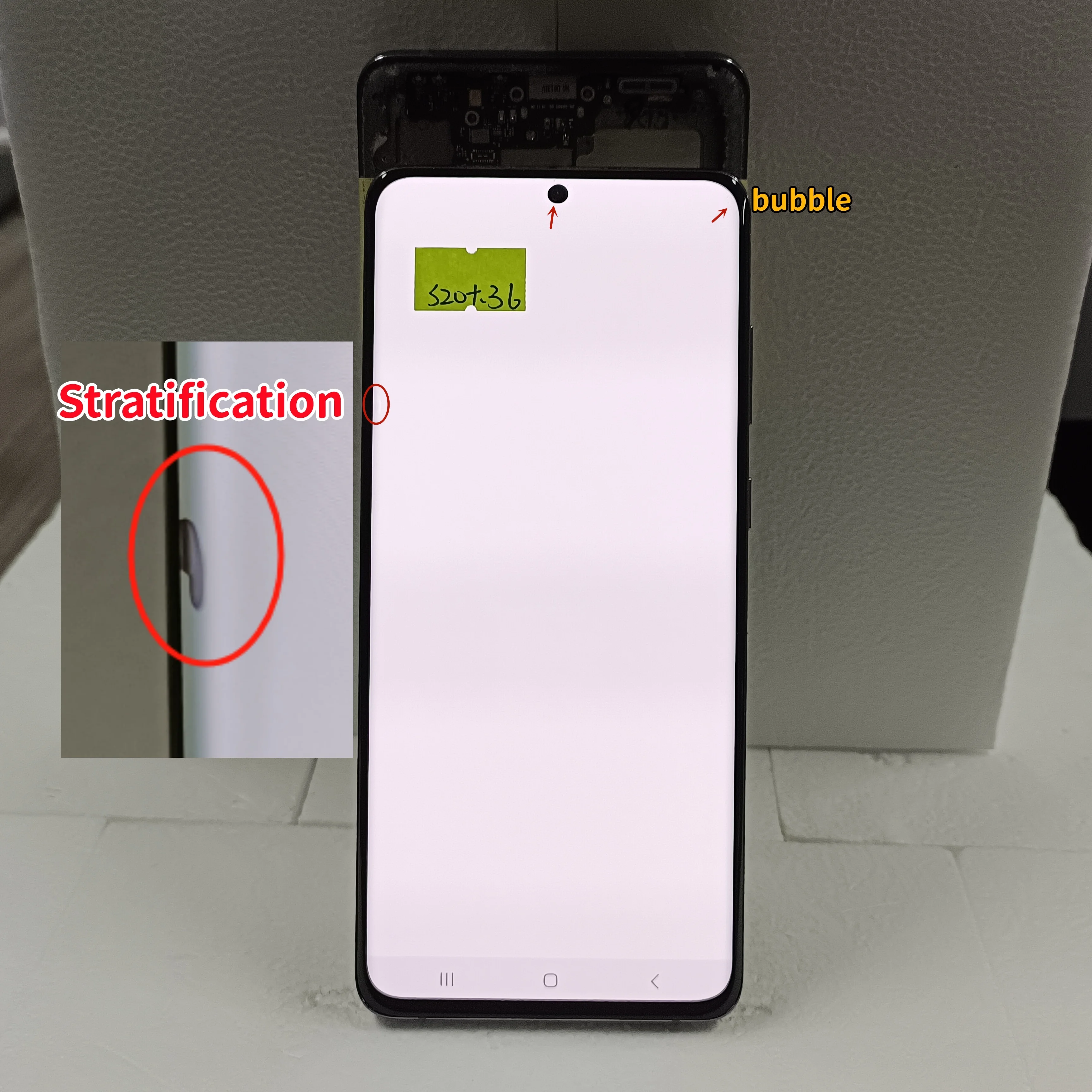 100% teste super amoled display para samsung galaxy s20 plus Sm-g985a g985u tela lcd tela de toque digitador display substituição