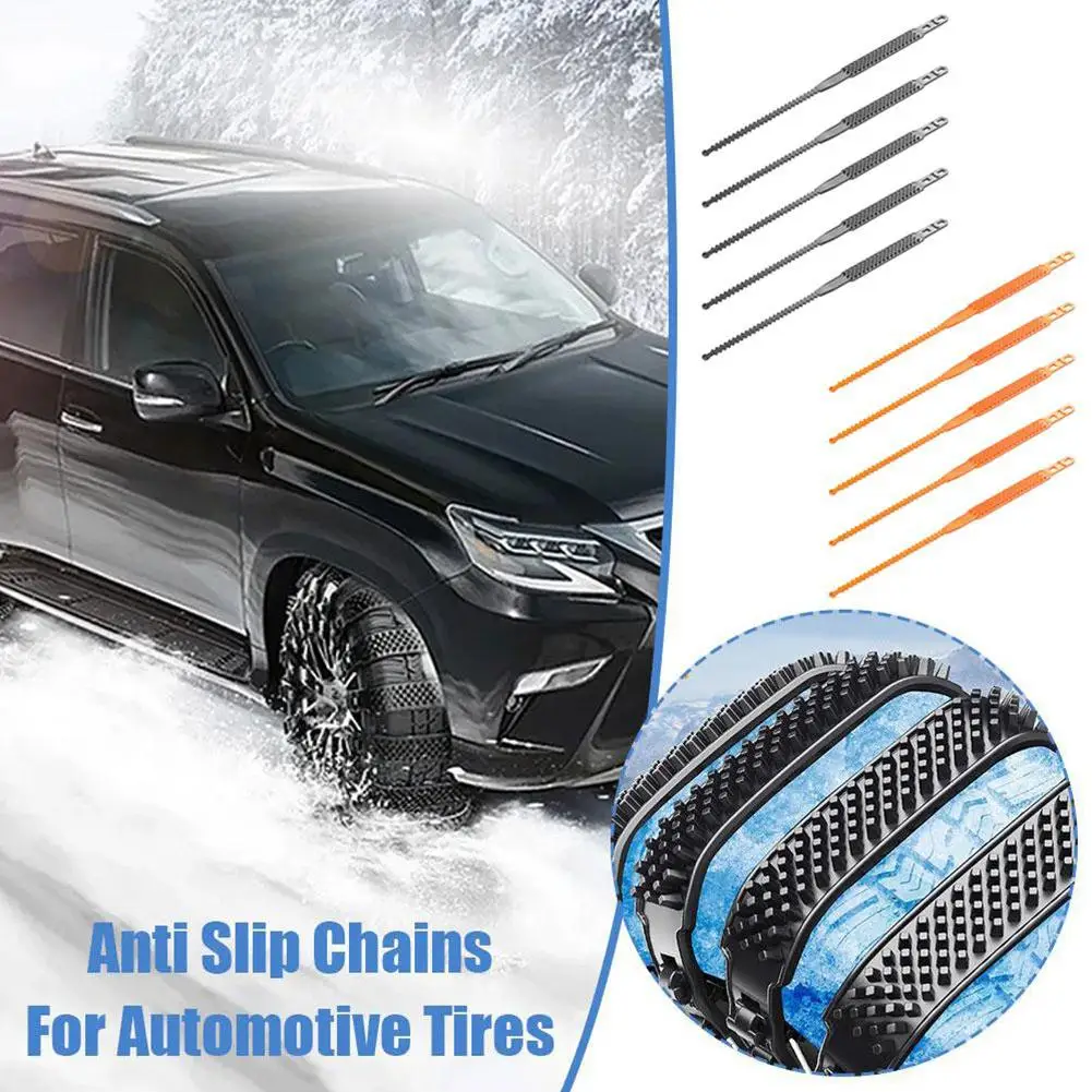 34.65*1.57*0.31inch Winter Auto General Snow Chain Portable Car Tire Thorns Emergency Wear Rescue Accessories Resistant Too N6Y9