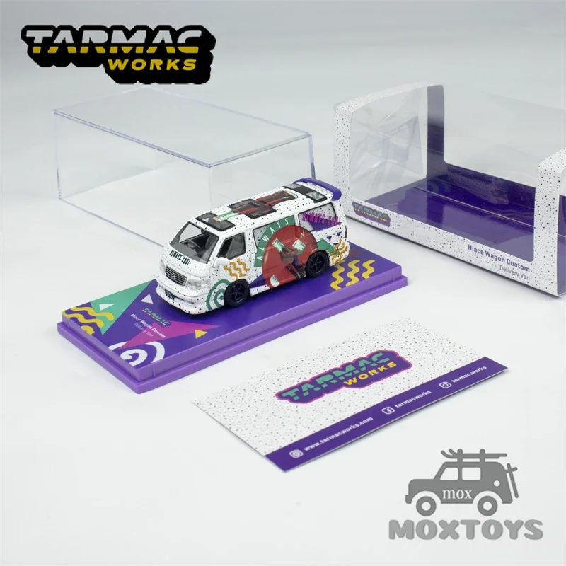 Tarmac Works 1:64 Hiace Wagon Custom Delivery Van Diecast Model Car