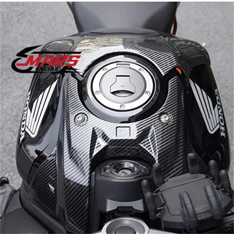 Fits For HONDA new CBR650R CB650R 2019-2021 2022 2023 Motorcycle Carbon fiber pattern Tank Pad Sticker Tank Protect Cover Guard