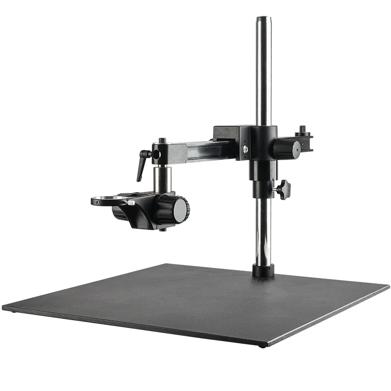 500mm large platform cross arm microscope bracket with a movement range of 320mm and a lens aperture of 50mm.