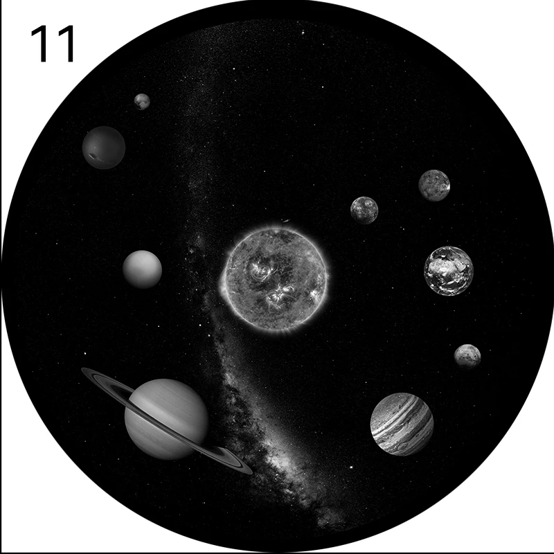 Imagem -05 - Ufo Projetor de Luz Noturna para o Quarto das Crianças Astrodisco Transparente Especial Atmosfera Romântica Lua Saturno Galáxia Educação Precoce