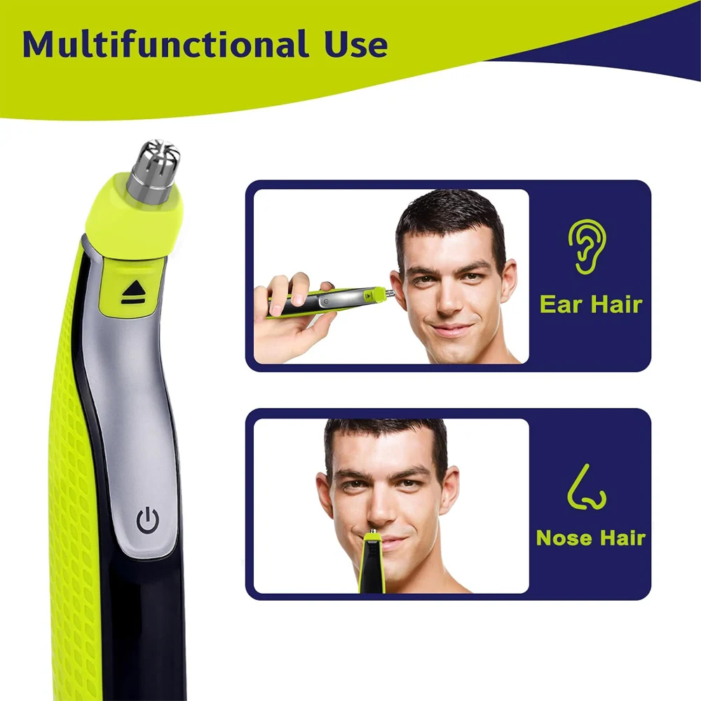 YUKU Nose Hair Trimmer Replacement Heads for Philips One Blade QP2520 QP2630 QP6510 QP6520 QP6530 Hybrid Electric Shaver