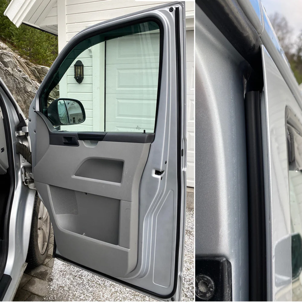 D شكل 5 متر مانع تسرب للباب السير الوقائي المطاط عازل للصوت سيارة سدادة ل VW Volkswagen T4 T5 T6 الناقل Campervan كاليفورنيا #6