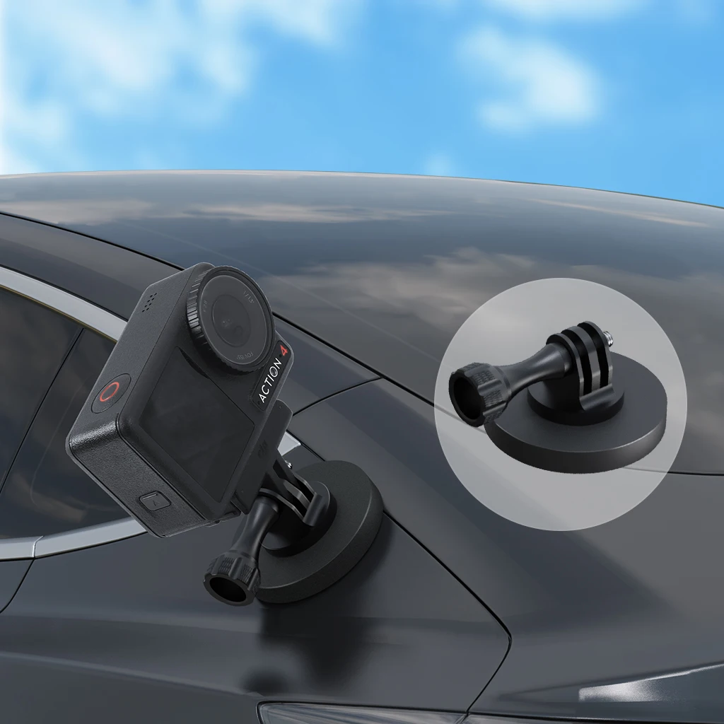 磁気ベース DJI OSMO 360 /Action 5pro/4/3/2 Gopro Hero 13 カメラ用 180 度調整可能なクイックリリース取り付けブラケット