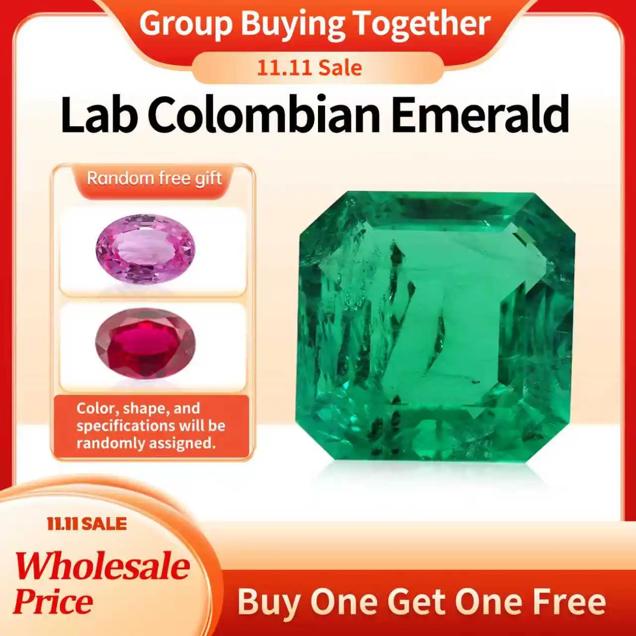 

YinZheng Hydrothermal Colombia Emerald Asscher Shape Emerald Lab Grown With Selectable Certificate Lab Grown Emerald