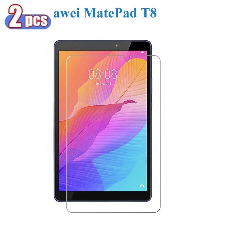 

2 шт. 9H закаленное стекло для защиты экрана для Huawei MatePad T8 8,0 дюймов KOB2-L03 L09 Защита от царапин HD стекло защитная пленка