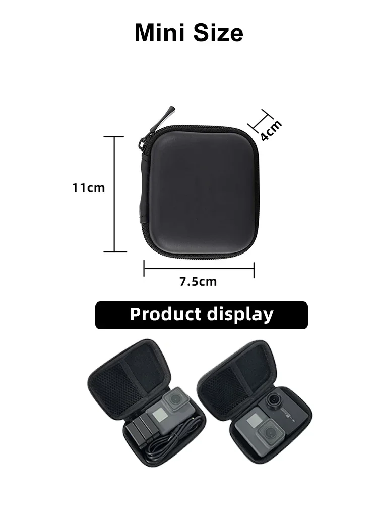 Carrying Case Storage Bag Travel Carry Box For Gopro Hero 13 12 11 10 9 8 7 SJCAM AKASO DJI Osmo Action 5 4 3 Camera Accessories