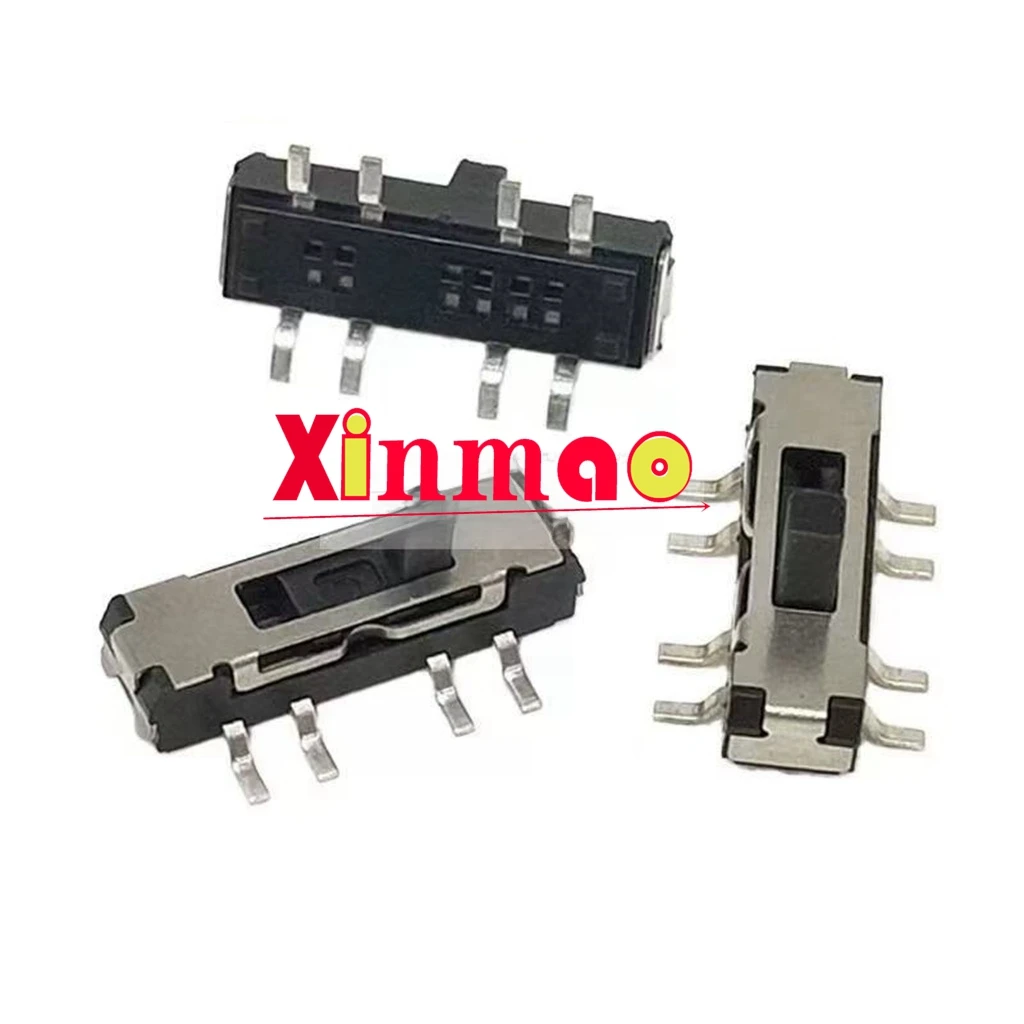 10 шт. MSK-23D19 микропереключатель тумблер скользящий переключатель MSS22D18 SMD вертикальный 8-контактный 3-скоростной переключатель