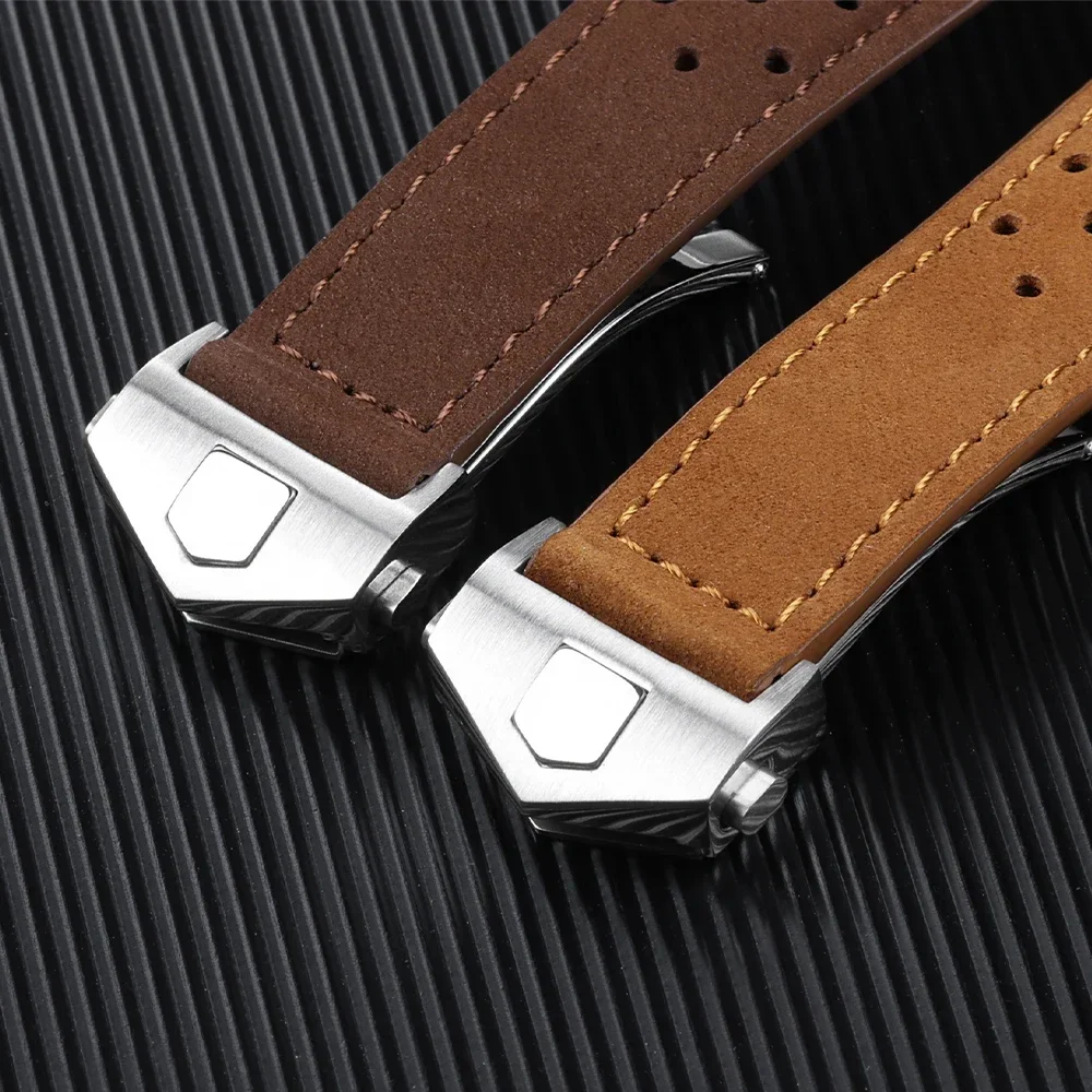 Watch Strap for TAG for HEUER CARERA AQUARACER 20mm 22mm 24mm Genuine Cowhide Leather Soft Bands Universal Wristbelt Bracelets