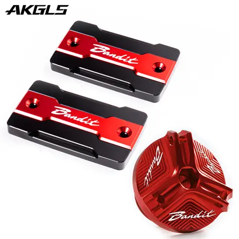 सुजुकी बैंडिट S650 600 650 1200 1250 1250S मोटरसाइकिल फ्रंट ब्रेक द्रव सुरक्षात्मक कवर और इंजन भरण कवर सहायक उपकरण के लिए 10 best sales सुजुकी 1200 बैंडिट पार्ट्स - №4