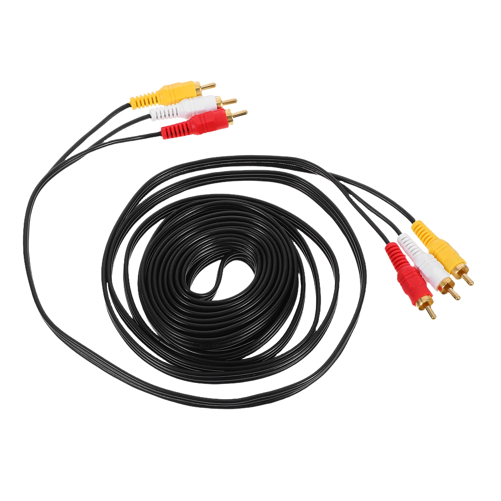 

Audio 3 Male to Female Connector for DVD AUX Car Audio Video Signal Transmission Receiver Speaker Adapter