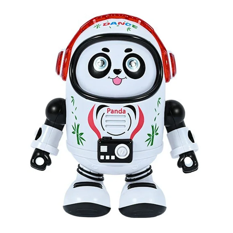 Robot Dancing Space Panda Duckling Dynamic Musical Electric Toys Walking Left and Right Swing Children\'s Family Interactive Toys