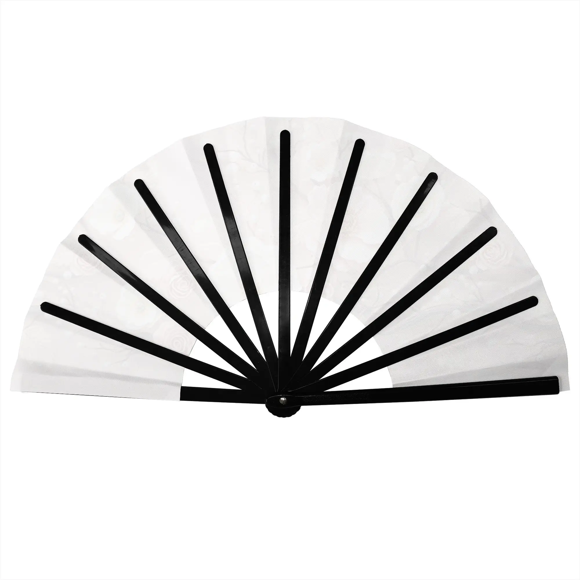 Luxury High 3D Floral Portable Pocket Fan Travel Fashion Trend 3D Flowers Folding Fan Chinese Dance Cooling Handheld Fans