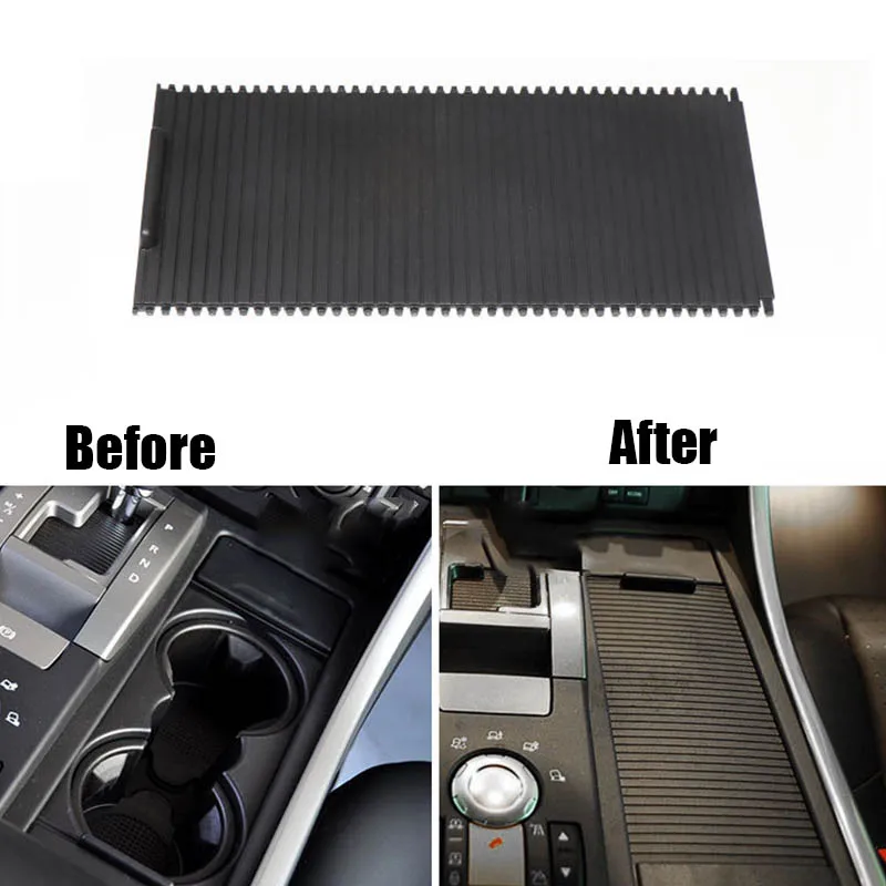 For Land Rover Range Rover Sport 2005-2009 FHM500032 Car Center Console Drink Cup Holder Cover Sliding Roller Blind Shutter