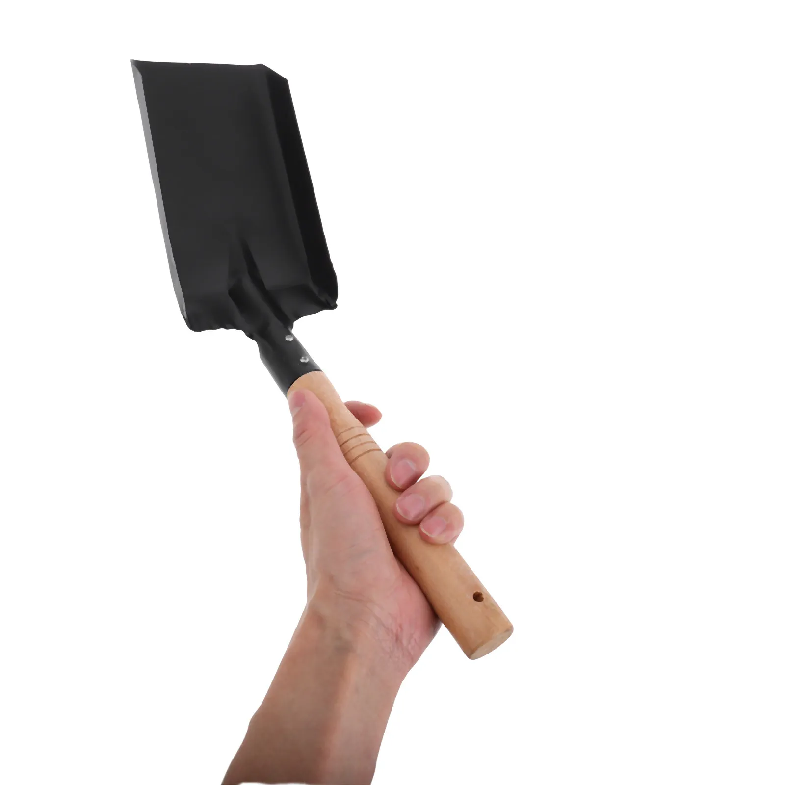 

Маленькая железная лопатка с деревянной ручкой для копания на открытом воздухе, садоводства, рыхления почвы, портативный многофункциональный ручной инструмент