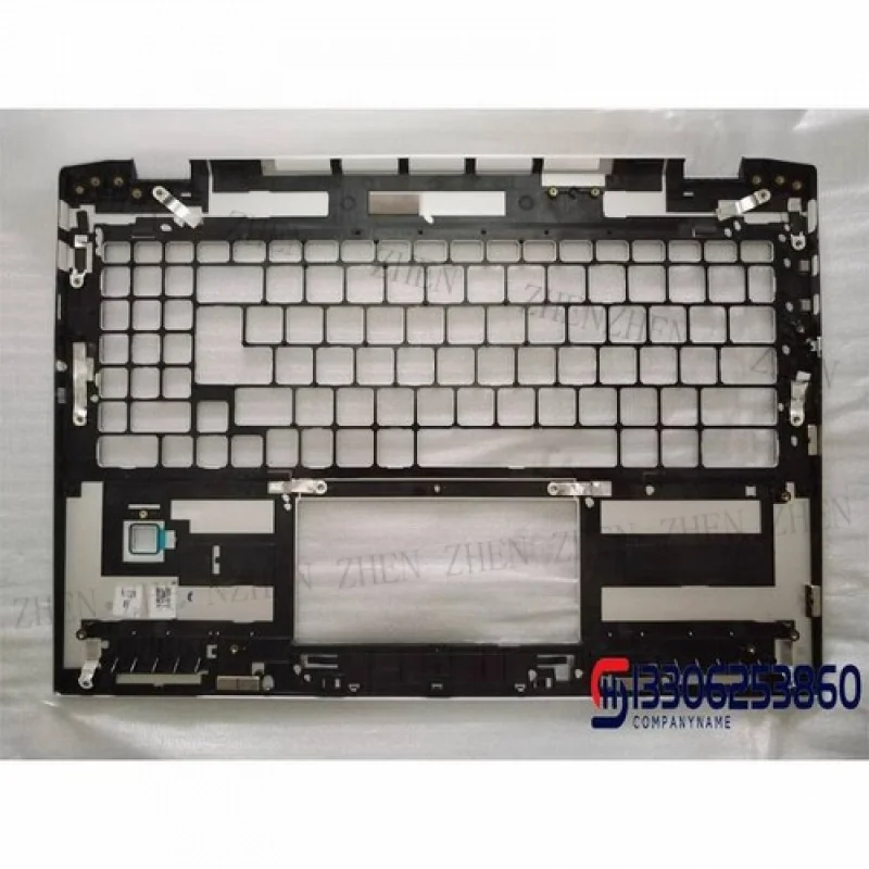 Y Palmrest لـ MSI Summit E16 MS-1591 1592 مع فتحة بصمة الإصبع باللون الفضي