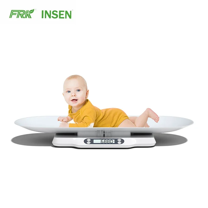 High precision pediatric scale baby rechargeable battery bascula para bebe 30kg 2g electronic weighing baby scale with tray