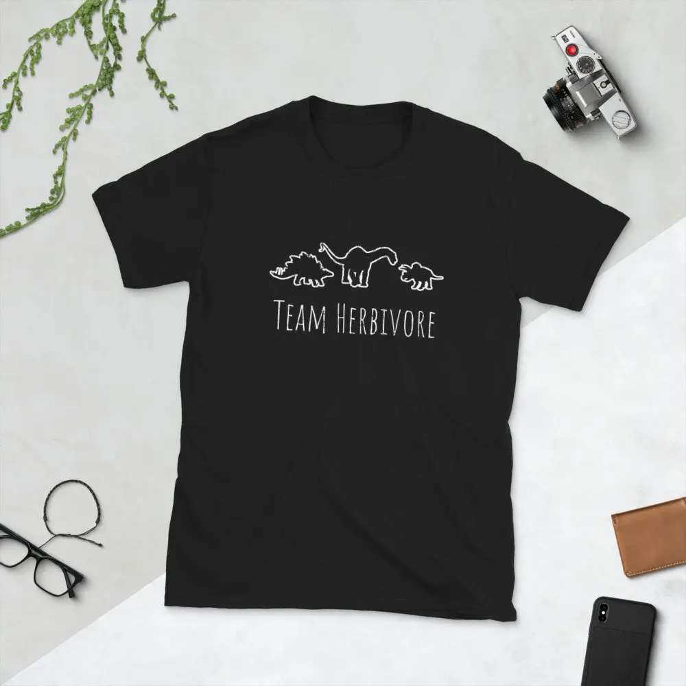 Vegetarian Vegan Dinosaur Team Herbivore  T Shirt