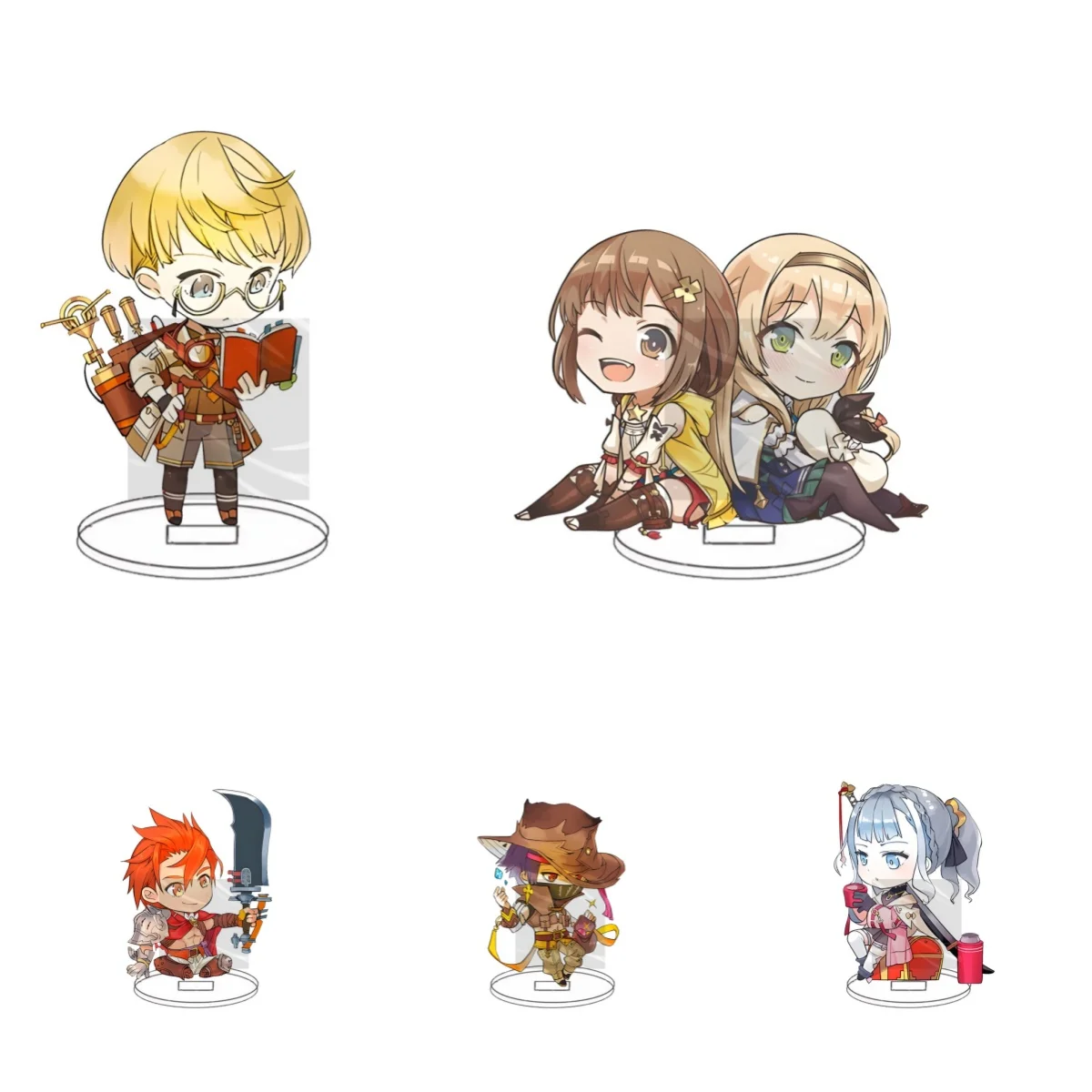 

Ryza magic workshop15CM Anime Acrylic Stand Ornaments Rumi Zoey Mira Decorations cosplay Accessories Christmas Gifts
