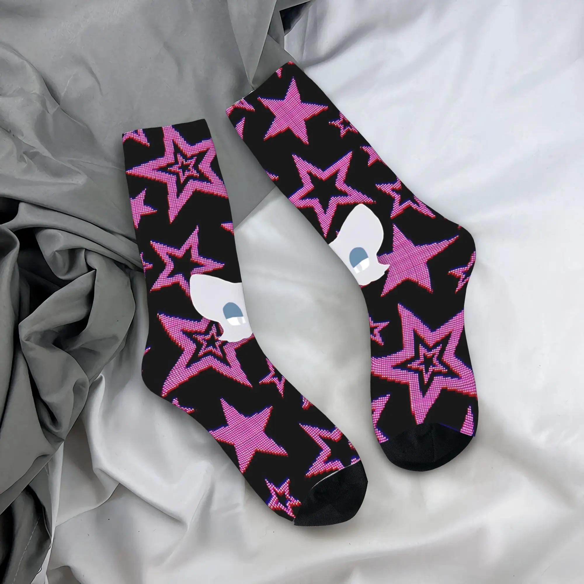 Shadow The Hedgehogs Socks Men Women Harajuku Cartoon Socks Spring Summer Autumn Winter Middle Tube Socks