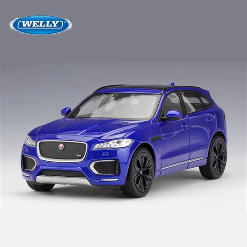 Welly 1:36 JAGUAR F-Pace F-Type Alloy Car Model Diecast Metal Vehicles Car Model Simulation Collection Childrens Gift Decoration