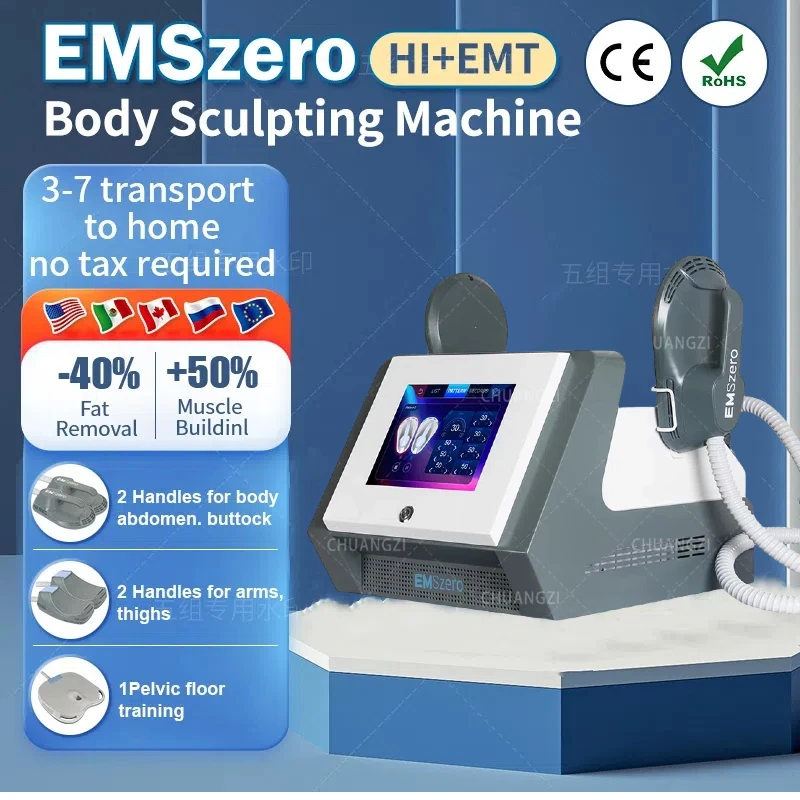 Emszero Neo Machines 2025 Professional RF 6500w 200hz EMS 5 Handle Emszero Pro HI-EMT Body Sculpt Slimming Beauty Instrument