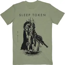 T-shirt «Sleep Token» (vert), nouveau et officiel! Manches longues