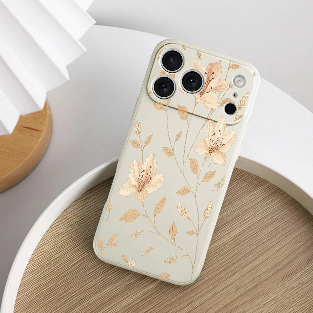 غطاء من البولي يوريثان الحراري باللون الذهبي الأرجواني لهاتف iPhone17 ProMax 17 Air 16 15 14 13 12 11 Pro Max XS Max7 8 Plus 16e 16 Plus