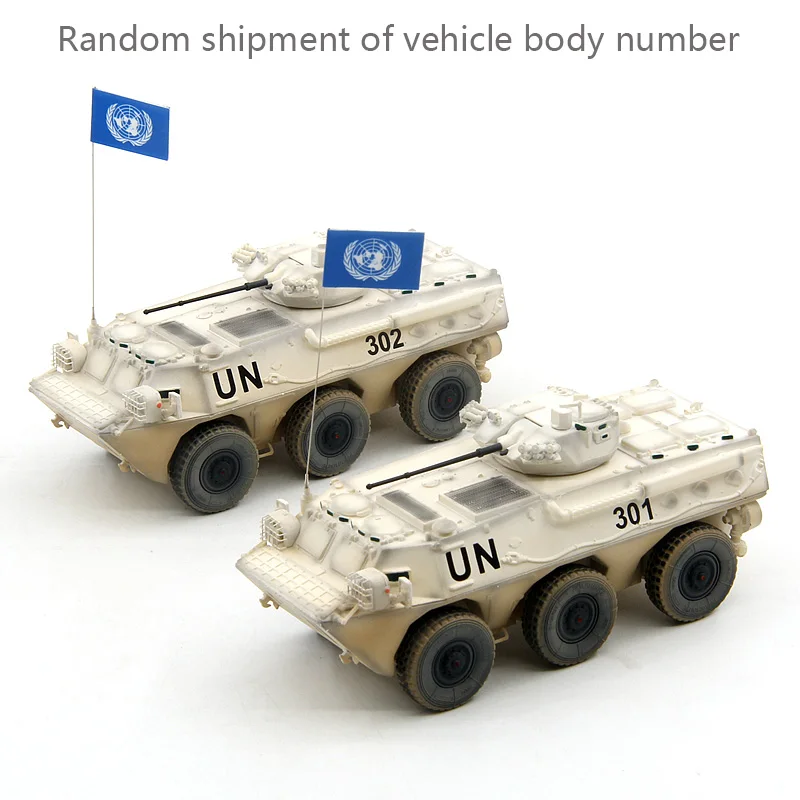 1/72 Chinese ZSL-92B wheeled armored vehicle model UN peacekeeping force painting  Finished product collection model