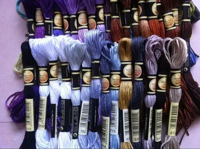 CXC threads Choose Any Color And Quantity Similar DMC Floss Embroidery Thread Floss / Cross Stitch Yarn Thread Floss