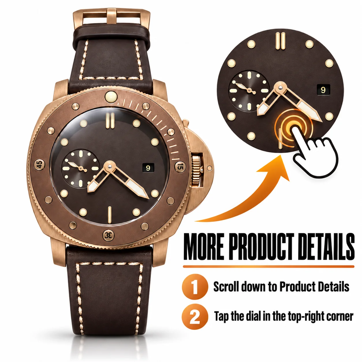 44-47mm Nylon Silicone Strap Luxury Men's Automatic Mechanical Watch 904L Stainless Steel Case Sports Watches Customized