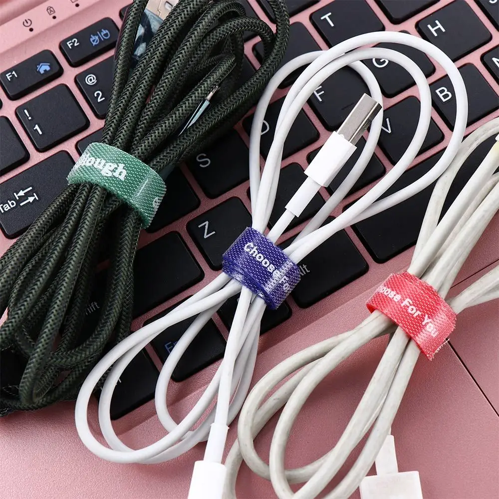 Multi-function Cable Organizer Free Cut Cable Organizer Wire Clip Reusable Nylon USB Charger Protector Strong Sticky Cable Ties