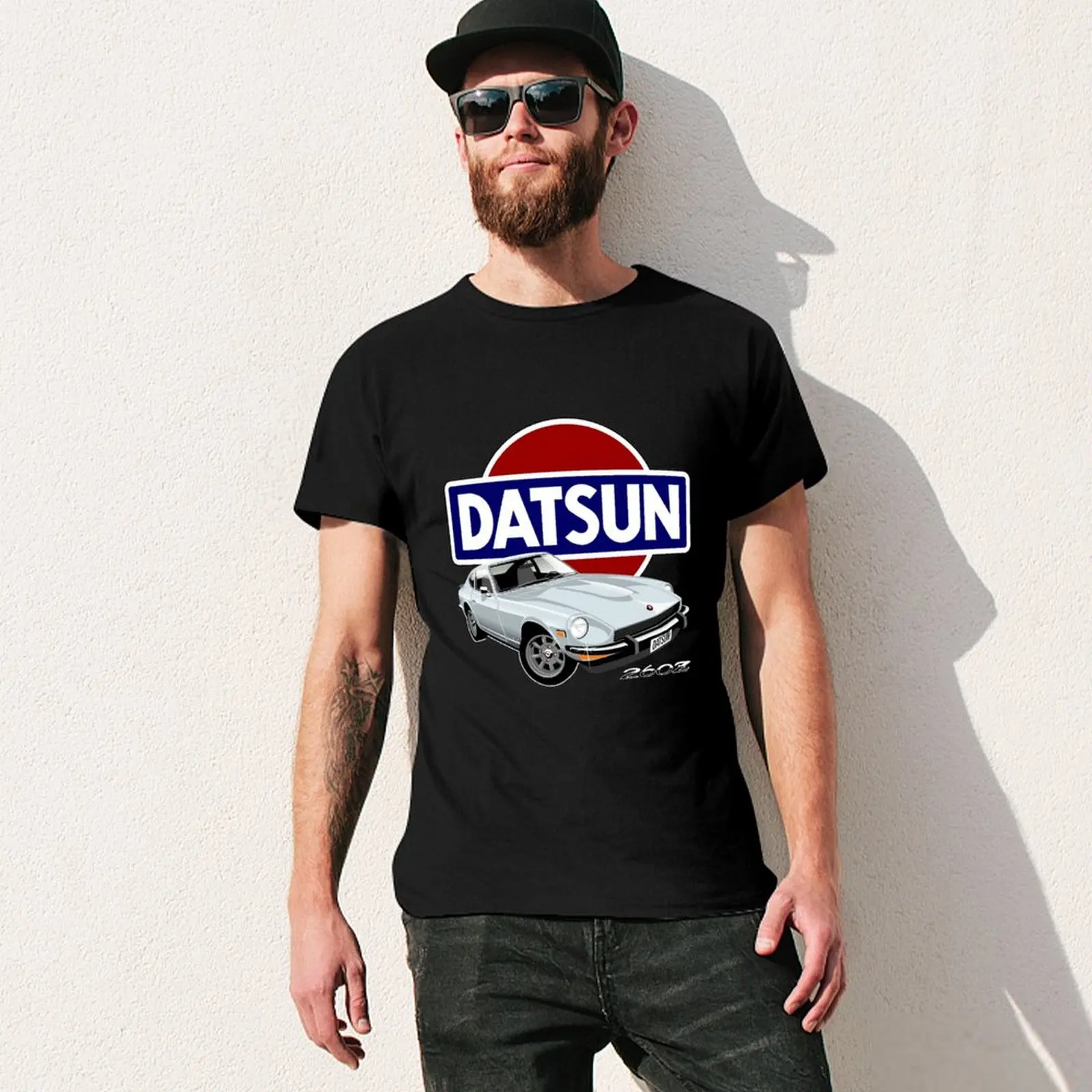 Datsun 260Z silver T-Shirt men t shirt cotton 100% T-Shirt - view 3