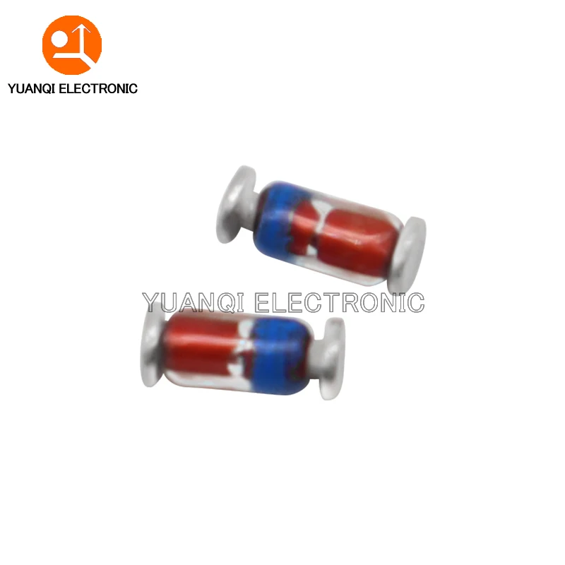 100 قطعة 1/2 واط زينر ديود SMD MiniMELF ZMM 2V2 2V4 3V 3V3 3V6 4V7 5V1 6V2 24V 27V 30V 33V 47V 75V 10V 12V 15V 18V 20V 0.5W LL34