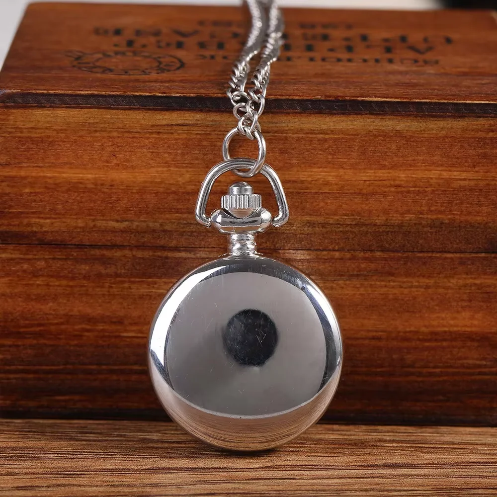 6020New Fashion Lucky Magpie Ceramic Quartz Pocket Watch Exquisite Color Glazed Cover Design Necklace Hot Gift Fob Watch