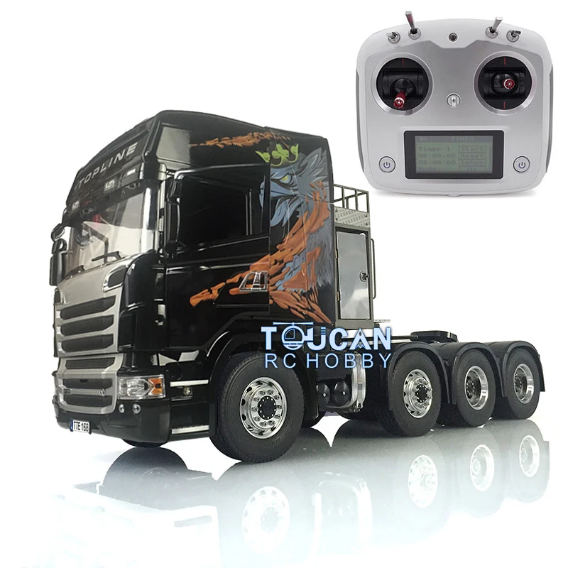 

LESU 1/14 8*8 RC Tractor Truck Car Model Painted Unassembled Metal Chassis Receiver Servo Motor Light Sound ESC Kits THZH0937