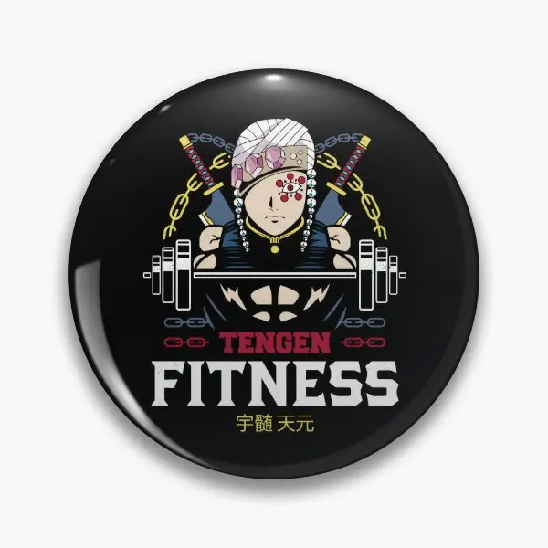 Ten Gen Fitness Demon Hunter  Soft Button Pin Creative Hat Brooch Gift Metal Fashion Women Clothes Jewelry Decor Cute Lover