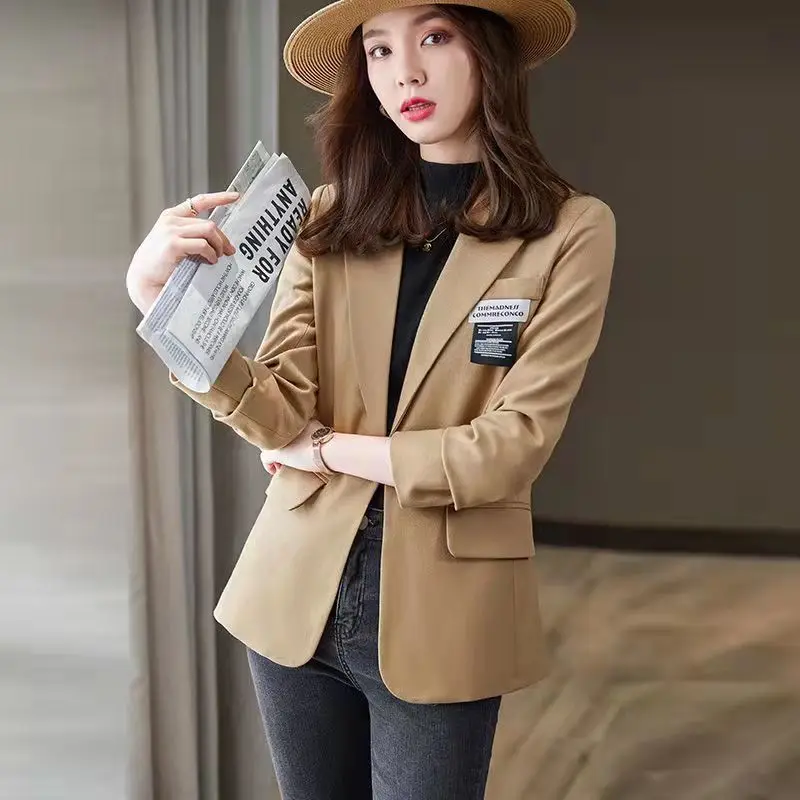 Imagem -06 - Jaqueta para Roupas Femininas Blazers Curto Mulher Blazer Ternos Alfaiate Chique e Elegante Elegante Preto Coreano Casual Cabolsa