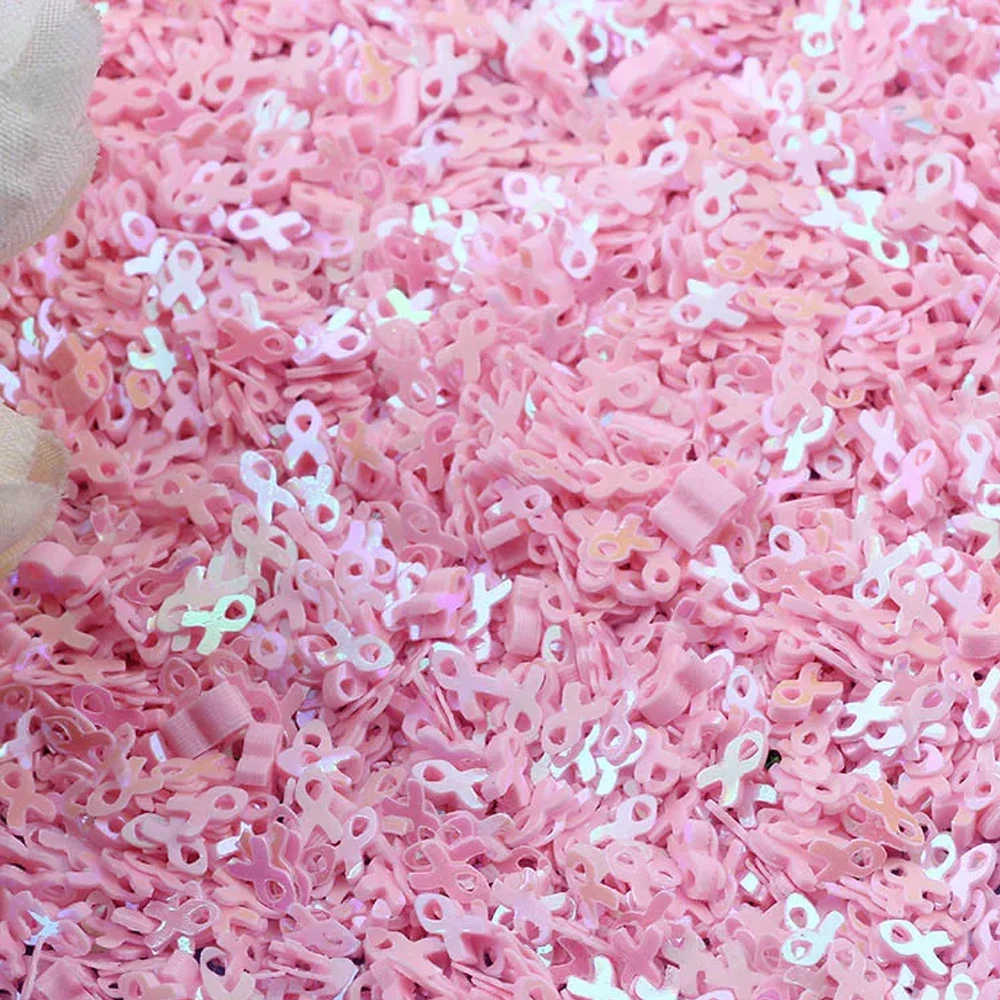 10g Paillettes Pink Ribbon PVC Loose Sequins for Crafts Garment Sewing Decoration Confetti Nail Sequin DIY Accessory Lentejuelas