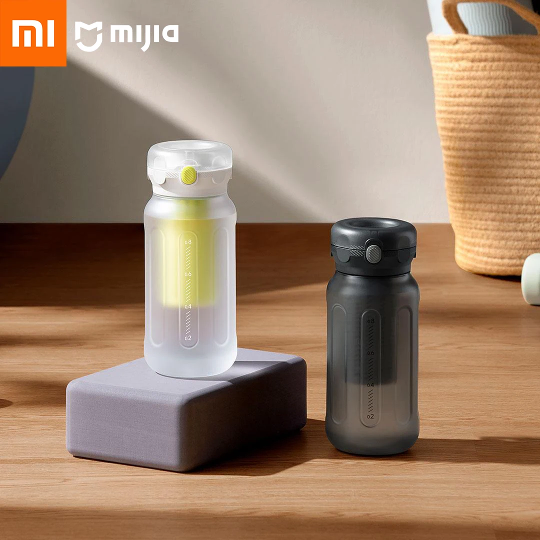 Xiaomi-Gobelet d'eau de sport Ata Jia, grand degré de froid et de chaleur, une clé pour ouvrir le couvercle, sûr et inodore, degré de chute, 1L