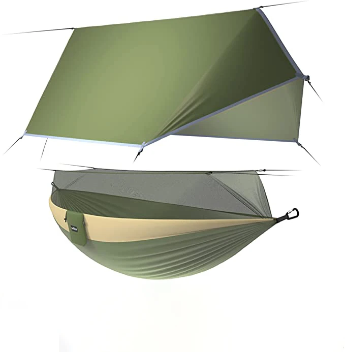 

Portable Parachute Hammock With Mosquito Net Waterproof Portable Camping Mosquito Net Hammockfor events