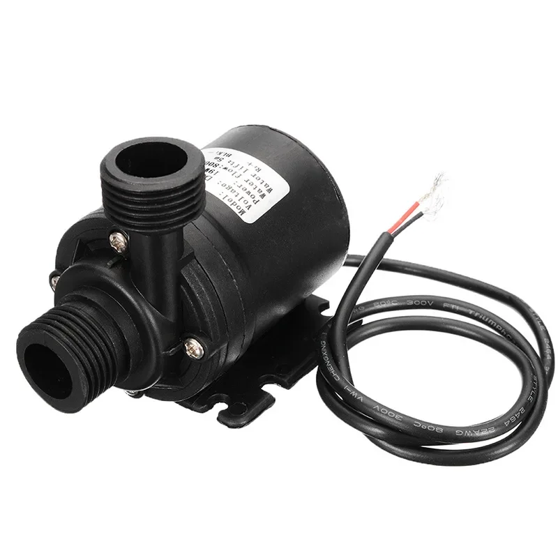 12v High Voltage Super Quiet Solar DC 24V Lift 5M 800L/H Brushless Motor Submersible Booster Pump Quick Joint