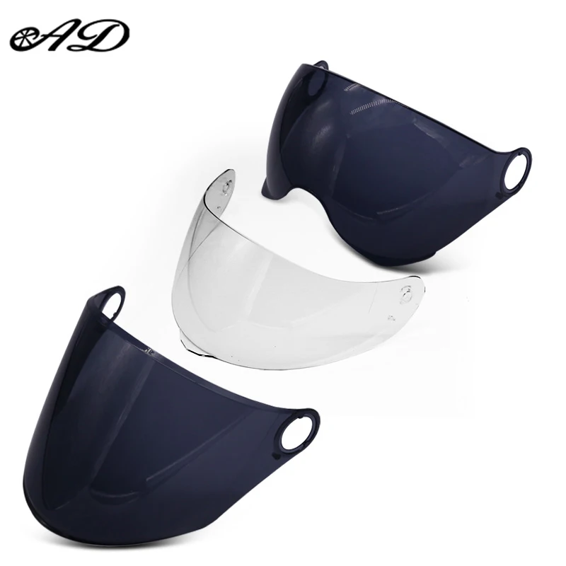 AD Motorcycle Helmet Lenses HD Anti-fog 4 Type of Visors for Motor Helmets Anti-sun Anti-slip Lens FG-02/302 818/815