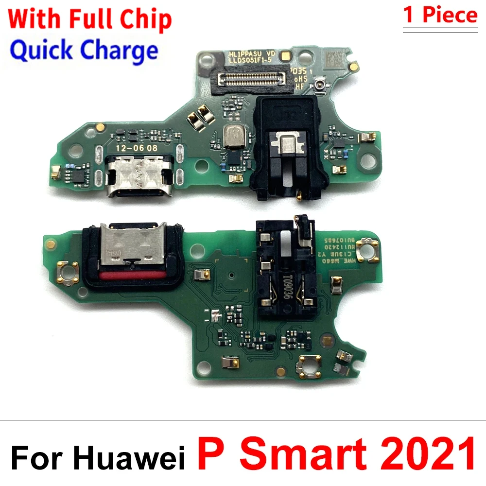 NEW Full Chip USB Charger Charging Port Cable Connector With Micro Replacement Board For Huawei P30 Pro P Smart Z Plus 2019 2021