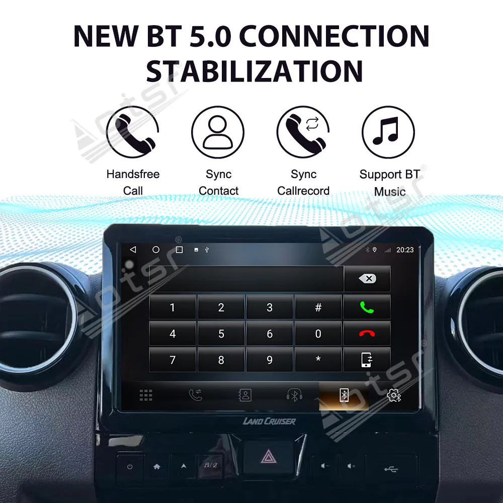 

Мультимедийная система Android 13 для Toyota LC70 LC75 LC76 LC79 2007~2024 с GPS-навигацией, автомобильным радио, беспроводным CarPlay и головным устройством
